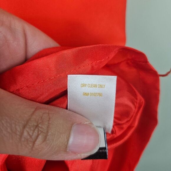 Kate Spade Sleeveless Silk Blouse. Red Small - Picture 11 of 12